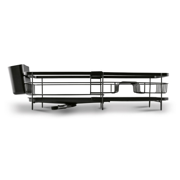 Suszarka do naczyń z ociekaczem i tacą Konighoffer 53 x 30 x 15,5 cm czarna