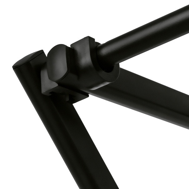 Suszarka na pranie pionowa teleskopowa Konighoffer Cortina 77.5 x 28 x 95 cm czarna