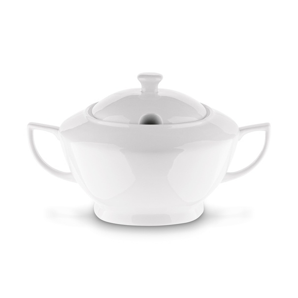 Waza do zupy porcelanowa Tadar II 3 l biała