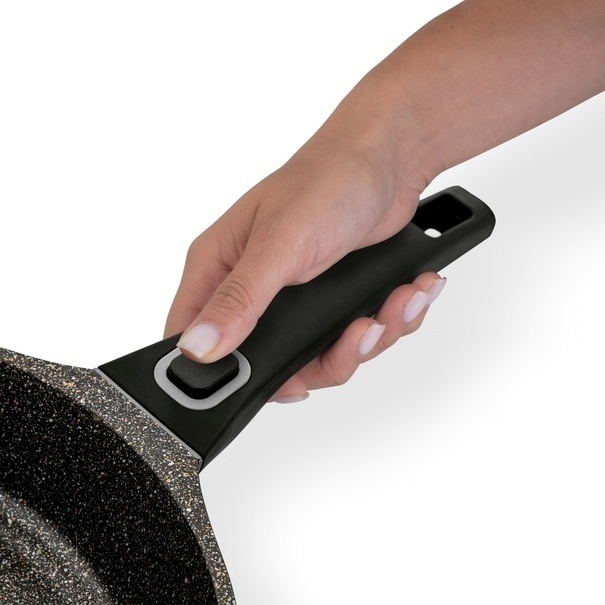 Zestaw 3 patelni marmurowych na indukcję Starke Pro Svart Marble 20 cm 24 cm 28 cm