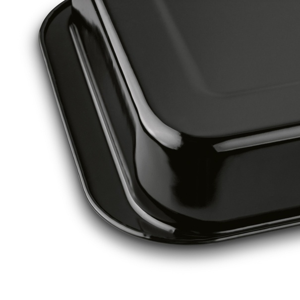 Brytfanna emaliowana do pieczenia Tadar 41 x 26,5 x 6 cm prostokątna