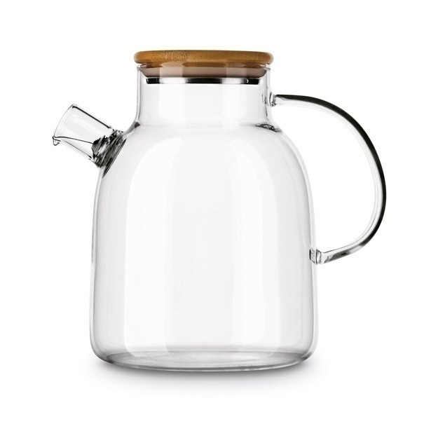 Dzbanek szklany ze spiralą i podgrzewaczem ceramicznym Tadar Nexo 1,8 l