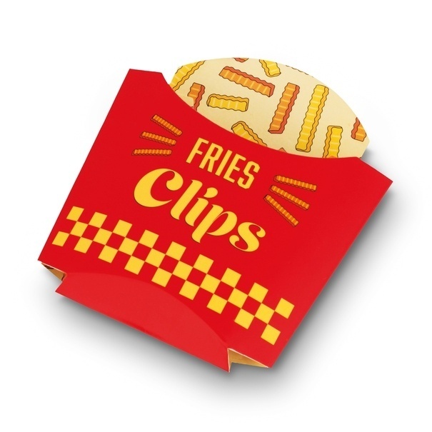 Klipsy do zamykania torebek z magnesem Tadar French Fries 12 sztuk