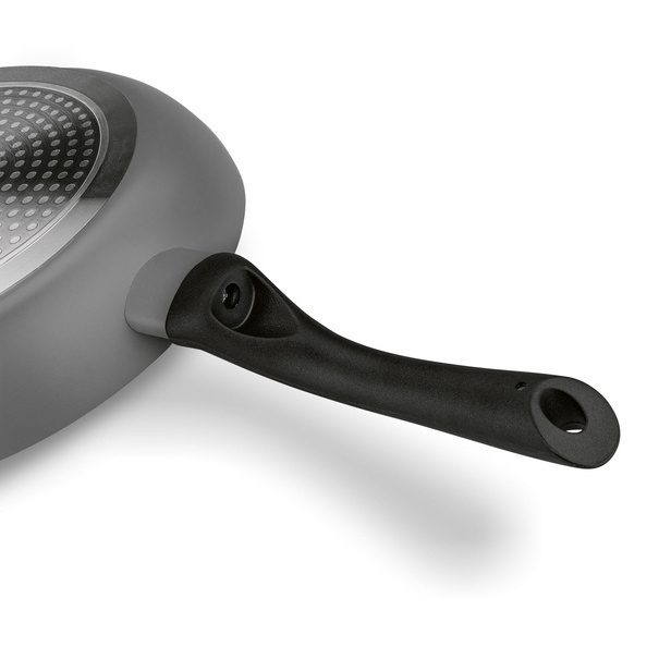 Komplet 3 patelni na indukcję z pokrywkami Tadar Amarantina Grey 20 24 28 cm