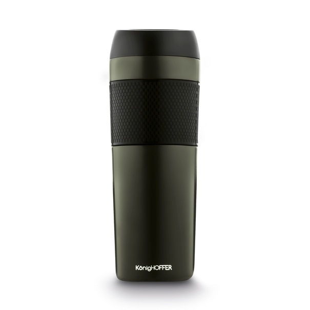 Kubek termiczny Konighoffer Nevis 450 ml ciemnozielony