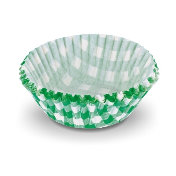 Papierowe papilotki do muffinek Tadar Zielone 60 sztuk mix wzor&oacute;w
