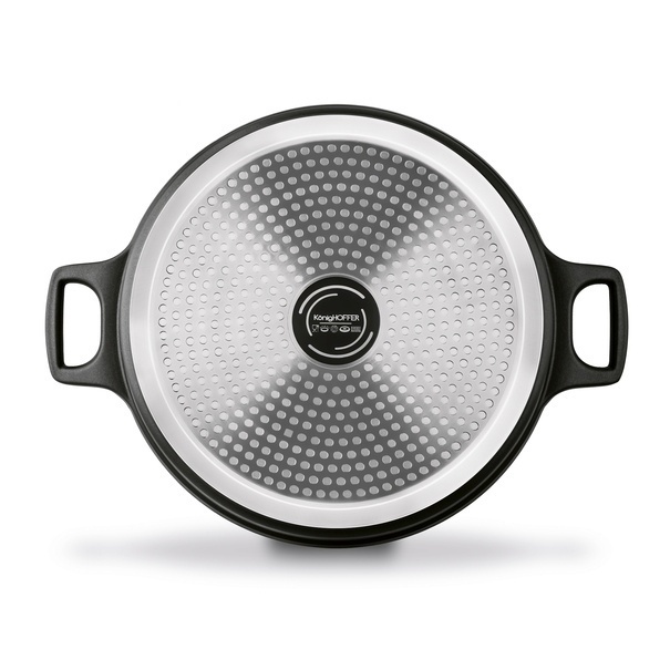 Patelnia aluminiowa na indukcję krótkie uchwyty Konighoffer Vitello 28 cm