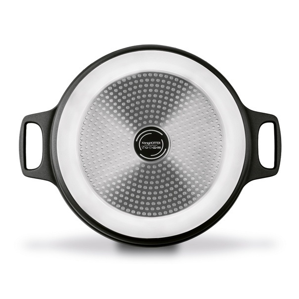 Patelnia aluminiowa na indukcję krótkie uchwyty Konighoffer Vitello 32 cm