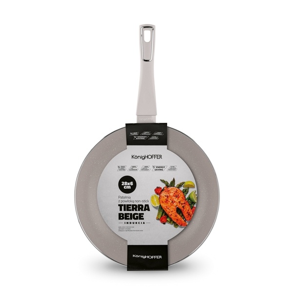 Patelnia na indukcję non-stick Konighoffer Tierra Beige 28 cm