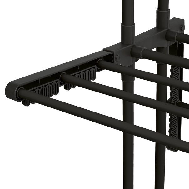 Suszarka na pranie pionowa Konighoffer Ultra 135 x 66 x 173 cm czarna