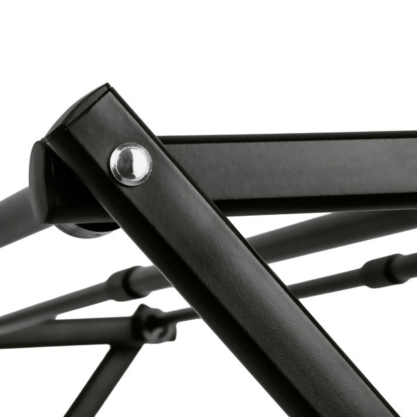 Suszarka na pranie pionowa teleskopowa Konighoffer Cortina 77.5 x 28 x 95 cm czarna