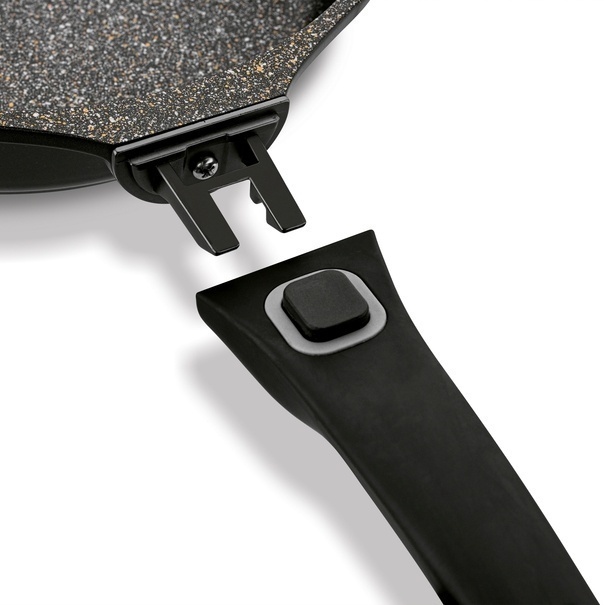 Zestaw 3 patelni marmurowych na indukcję Starke Pro Svart Marble 20 cm 24 cm 28 cm