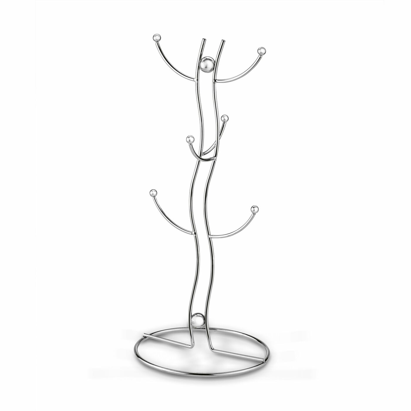 Stojak Na Kubki Tadar Fala 6 Kubk w Srebrny Tadar pl