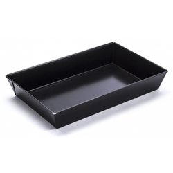 Blacha do pieczenia uniwersalna Spinwar 36 x 23,5 x 6 cm czarna
