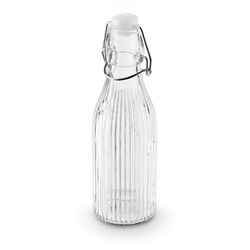 Butelka szklana z klipsem Tadar Paski 250 ml