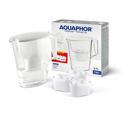 Dzbanek filtrujący Aquaphor Time 2,5 l z 3 wkładami filtrującymi B25 Maxfor biały