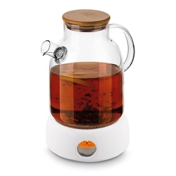 Dzbanek szklany ze spiralą i podgrzewaczem ceramicznym Tadar Nexo 1,8 l