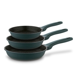 Komplet 3 patelni na indukcję marmurowych Starke Pro Eridan 20 cm 24 cm 28 cm