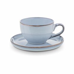 Filiżanka do kawy i herbaty ze spodkiem Konighoffer Mavi Blue 220 ml