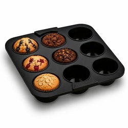 Forma do 9 muffin silikonowa do frytkownicy beztłuszczowej airfryera Tadar 19 x 18 x 3 cm