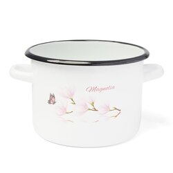 Garnek emaliowany Tadar Magnolia 3,2 l bez pokrywki