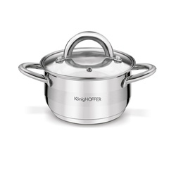 Garnek na indukcję ze stali nierdzewnej Konighoffer Faro 1,2 l