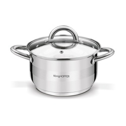 Garnek na indukcję ze stali nierdzewnej Konighoffer Faro 2,6 l