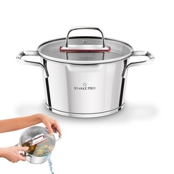 Garnek nierdzewny z pokrywką Starke Pro Speziale 2,2 l