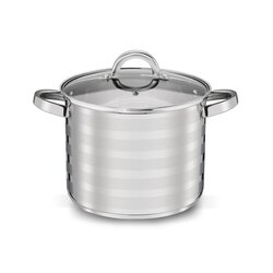 Garnek prosty ze stali nierdzewnej Tadar Paski 6,5 l