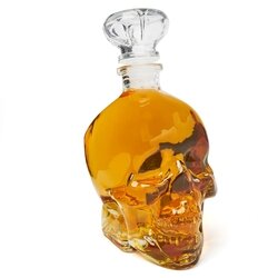 Karafka szklana do whisky Tadar Czaszka 400 ml