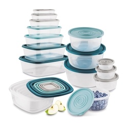 Komplet 21 pojemnik&oacute;w na żywność Tadar Pilado okrągłe kwadratowe prostokątne