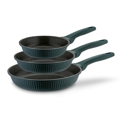 Komplet 3 patelni na indukcję marmurowych Starke Pro Eridan 20 cm 24 cm 28 cm