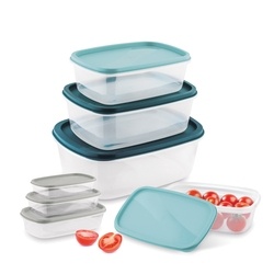 Komplet 7 pojemników na żywność Tadar Pilado prostokątne