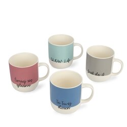 Komplet kubków porcelanowych Tadar Softly 430 ml 4 szt.