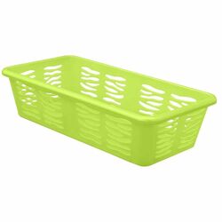 Koszyk plastikowy uniwersalny Branq Zebra 19,7 x 10 x 5 cm zielony