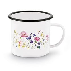 Kubek emaliowany retro Tadar Evika 500 ml