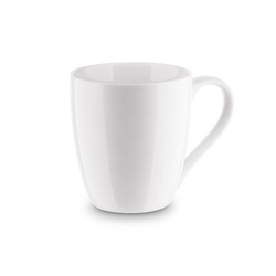 Kubek porcelanowy z uchem Tadar 350 ml biały