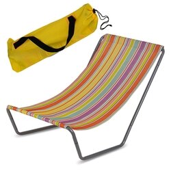 Leżak ogrodowy plażowy składany z torbą Tadar 90 x 51 x 60 cm