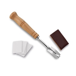 Nożyk do nacinania chleba Tadar 5 żyletek drewniany uchwyt