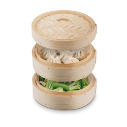 Parowar bambusowy Tadar dwupoziomowy 20 cm