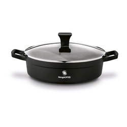 Patelnia aluminiowa na indukcję krótkie uchwyty Konighoffer Vitello 28 cm