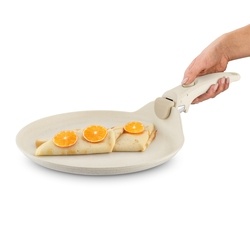 Patelnia do naleśnik&oacute;w indukcyjna Starke Pro Compacti Cream 26 cm z odpinanym uchwytem