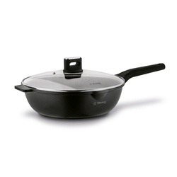 Patelnia WOK na indukcję z pokrywką Starke Pro Yasai 32 cm