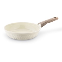 Patelnia z powłoką ceramiczną na indukcję Konighoffer Rosti 24 cm kremowa