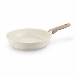 Patelnia z powłoką ceramiczną na indukcję Konighoffer Rosti 28 cm kremowa