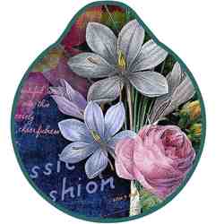 Podkładka pod garnek ceramiczna Tadar Flower 19 x 22 cm