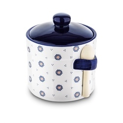 Pojemnik ceramiczny z łyżeczką Tadar Folklor 400 ml