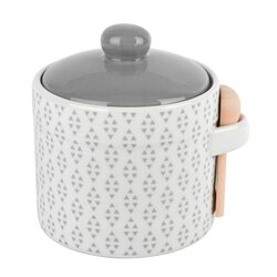 Pojemnik ceramiczny z łyżeczką Tadar Trójkąt 500 ml