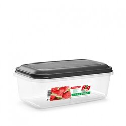 Pojemnik do przechowywania plastikowy Plastic Forte 3250 ml 3 x 16 x 9,2 cm mix kolorów elegance