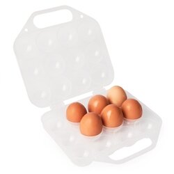 Pojemnik na 12 jajek Plastic Forte transparentny
